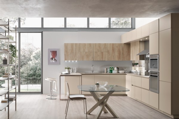 Lounge
Lounge - a system in the Essence collection - interprets the concept of maximum serviceability by revisiting the meaning of quality and daily living, to turn the kitchen into a place that is m
